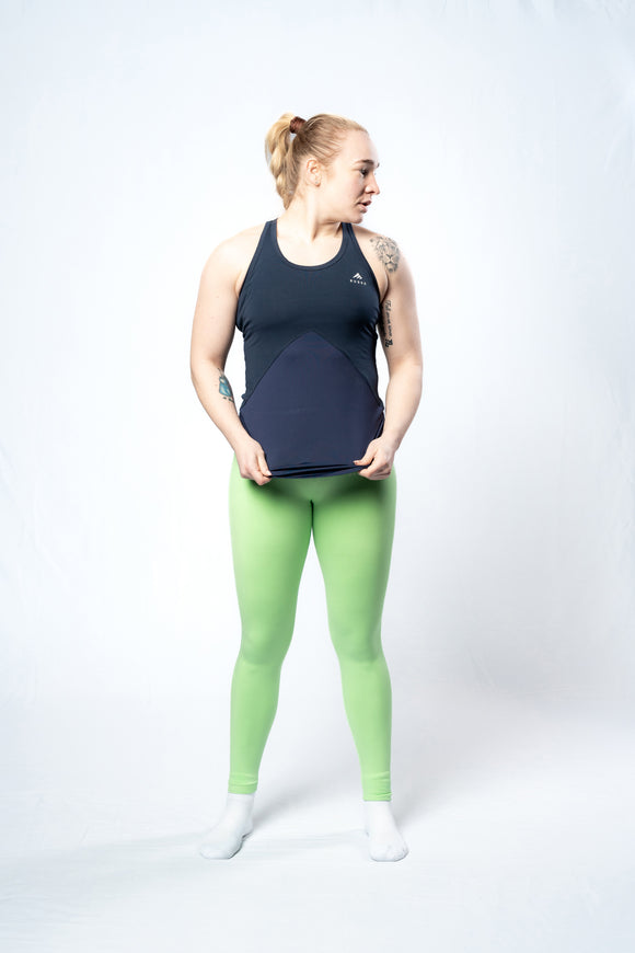 Form Vest - Navy for women, perfect for layering during workouts or casual wear. Ruggd