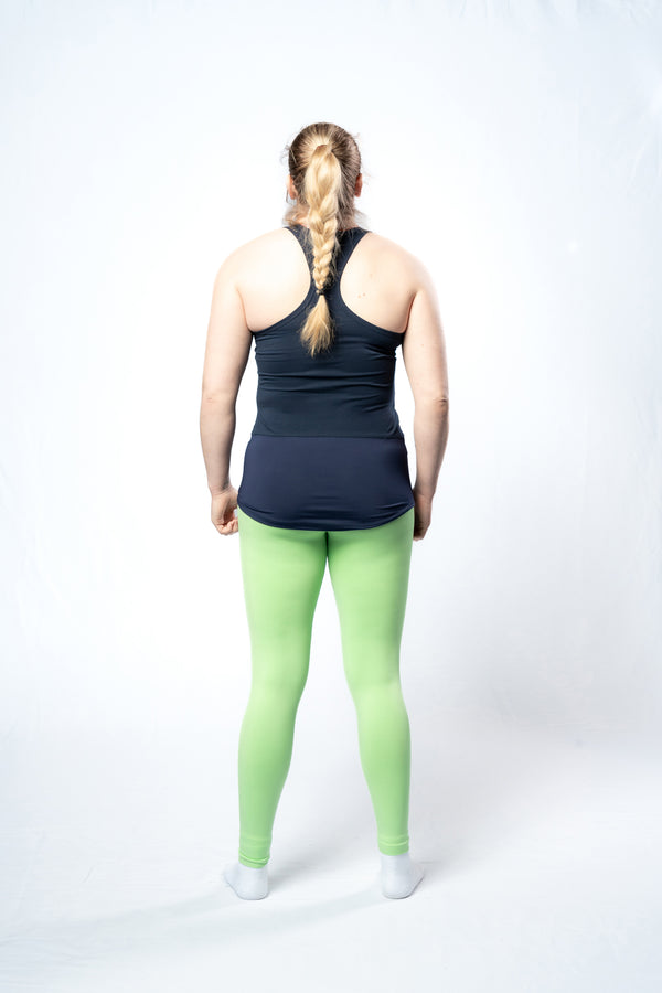 Slim-fit Form Vest - Navy for women, versatile for athleisure and casual outfits. Ruggd