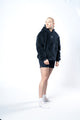 Cozy Decompress Hoodie - Navy Soft for women, versatile for athleisure and relaxation. Ruggd