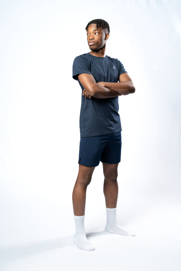 perForm Shorts - Navy Men's, perfect for gym workouts and active wear. Ruggd