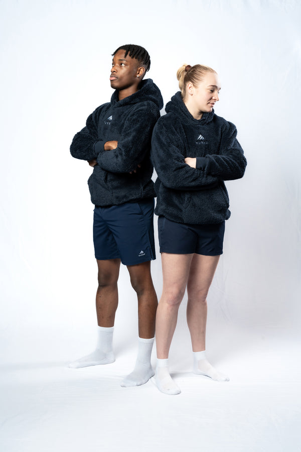 Decompress Hoodie - Navy Soft for women, stylish and comfy for all-day wear. Ruggd