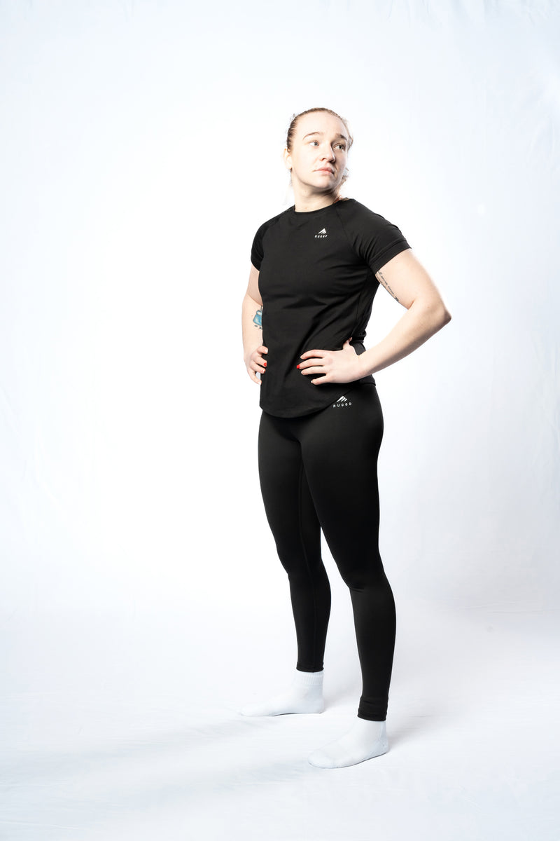 Form Leggings - Black for women, perfect for workouts, yoga, and everyday wear. Ruggd
